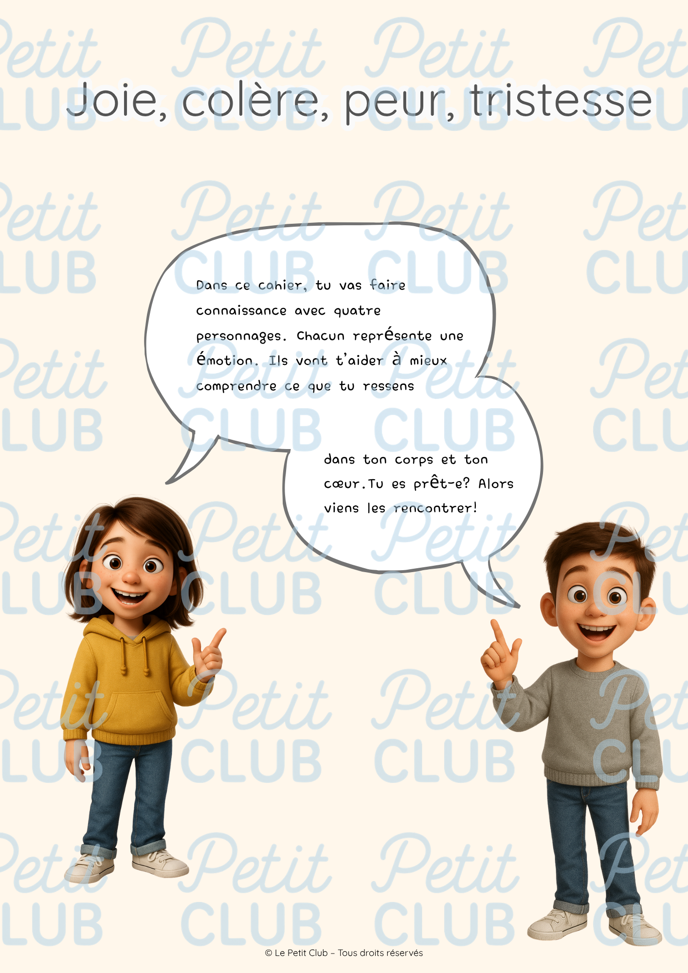 Mini Kit émotion 3-4ans